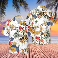 Chemise hawaïenne à boutons florale été 2022