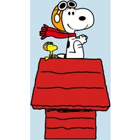 Snoopy Pilot Airplane Men's T-Shirt