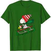 Snoopy Men's Black T-Shirt