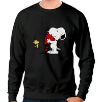 Sweatshirt Unisexe Snoopy et Woodstock Entrainés — Sweats à capuche pour hommes