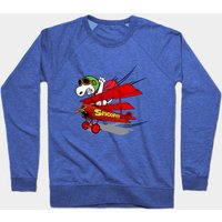 Snoopy Unisex Black Crewneck Sweatshirt