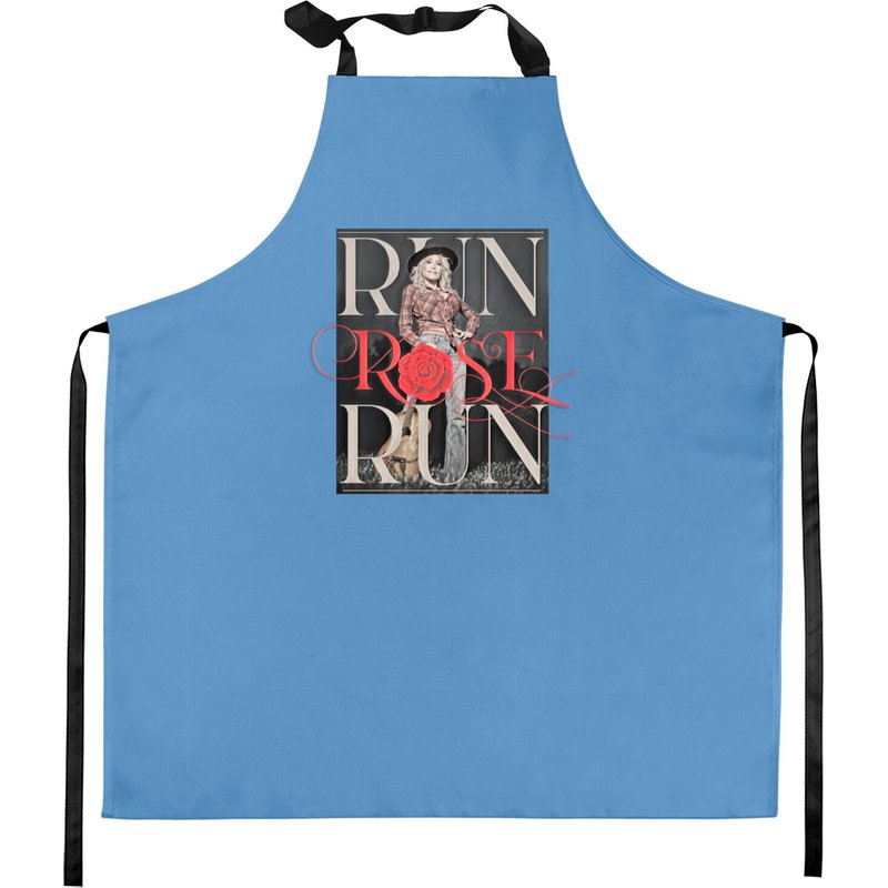 Tablier de cuisine Run Rose Run Guitar Dolly Parton — Tabliers de cuisine