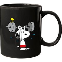 Mug en céramique Snoopy en train de s'entraîner - Résistant au lave-vaisselle et au micro-ondes