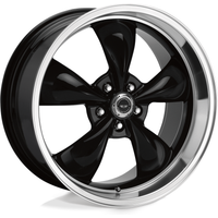 American Racing AR105 Torq Thrust M Gloss Black 18x8 Rims — Wheels & Rims