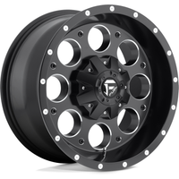 Roues Fuel D525 Revolver Noir Milled - 15x10 - 5x114.3 -43 Offset