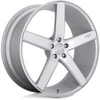 Roues Niche M135 Milan Argent Machiné - 19x8.5 - 5x114.3 - 35 Offset — Roues et jantes
