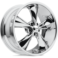 Foose F105 Legend Chrome Wheels - 18x8.5 - 5x120 Bolt Pattern — Wheels & Rims
