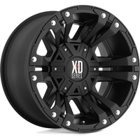 Roues XD Series XD822 Monster II Noir Mat - 17x9 - 5x127 -12 Offset — Roues et jantes