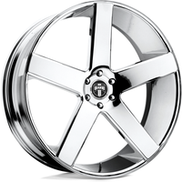 Roues DUB S115 Baller Chrome - 22x9.5 - Motif de boulon 5x127 — Roues et jantes