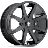 DUB S110 Push Noir Brillant Jantes 20x8.5 5x114.3 — Roues et jantes