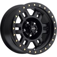 Vision Off Road 398 Manx Matte Black Wheel - 15x8 - 5x114.3 — Wheels & Rims