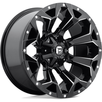 Roues Fuel D576 Assault Noir Brillant Fraisé - 20x10 - 8x170 -18 — Roues et jantes