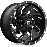 Jantes Fuel D574 Cleaver Milled Noir Brillant - 20x9 - 8x170 — Roues et jantes