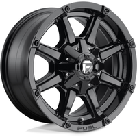 Roues Fuel D575 Coupler Noir Brillant - 20x10 - Motif de Boulons 8x180 — Roues et jantes