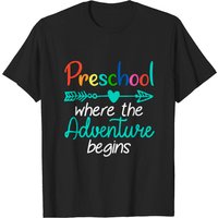 T-Shirt Enseignant « L'Aventure Commence » pour Hommes — T-shirts pour hommes