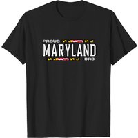 T-shirt essentiel Fier Papa du Maryland pour hommes — T-shirts pour hommes