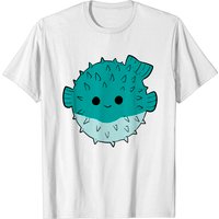 Pufferfish Puffer Fish T Shirt for Men in Black