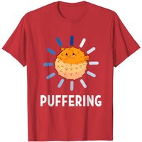 Pufferfish Puffering Buffering Puffer Fish T-Shirt for Men
