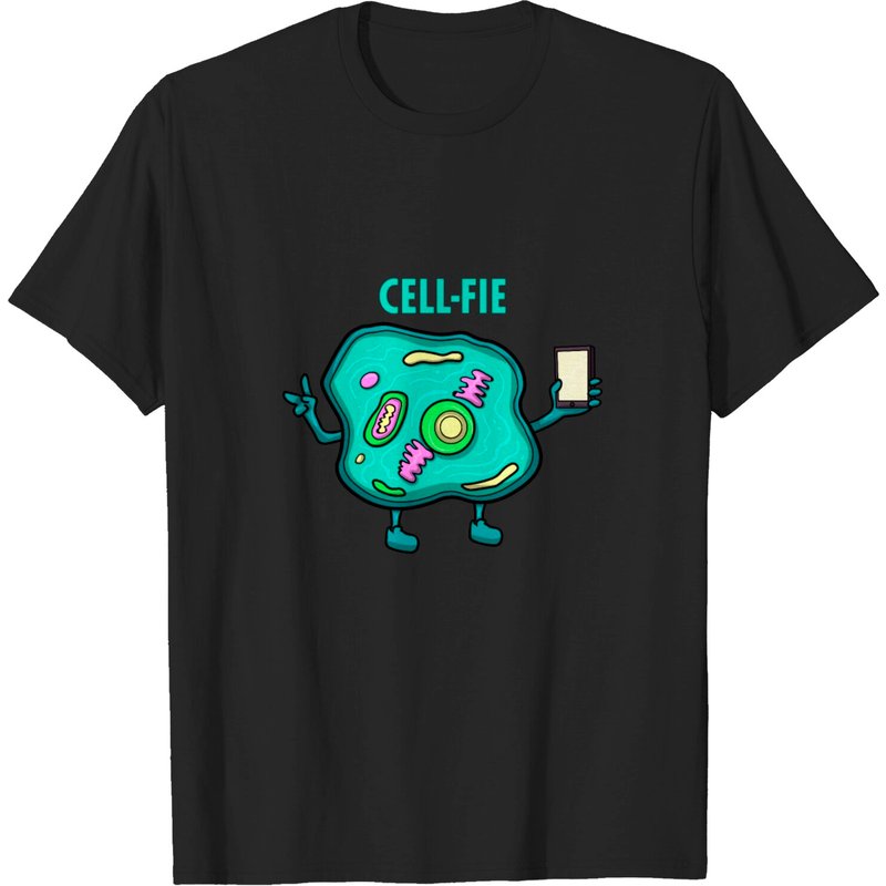 Selfie Cell Fie Shirt Funny Science Teacher T-Shirt for Men