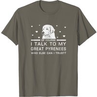 T-Shirt Great Pyrenees pour hommes en noir — T-shirts pour hommes