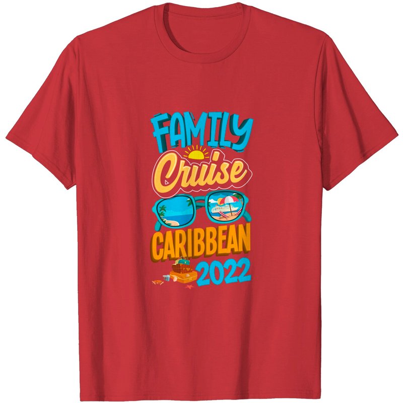 T-shirt Family Cruise Caraïbes 2022 pour hommes — T-shirts pour hommes