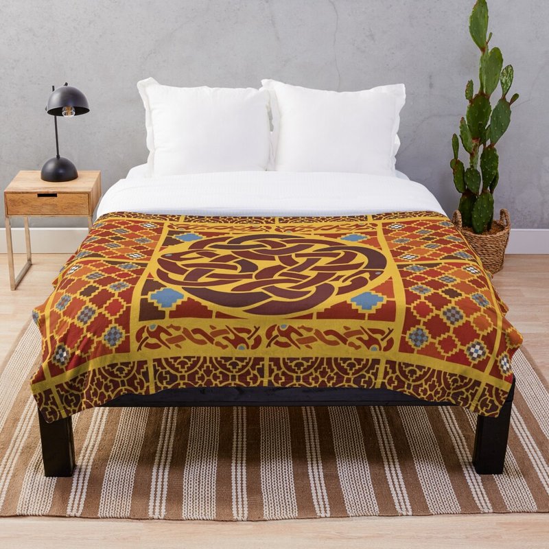 Imagining Sutton Hoo: Rædwald Throw Blanket — Throw Blankets