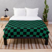 Demon Slayer Tanjirou Pattern Throw Blanket