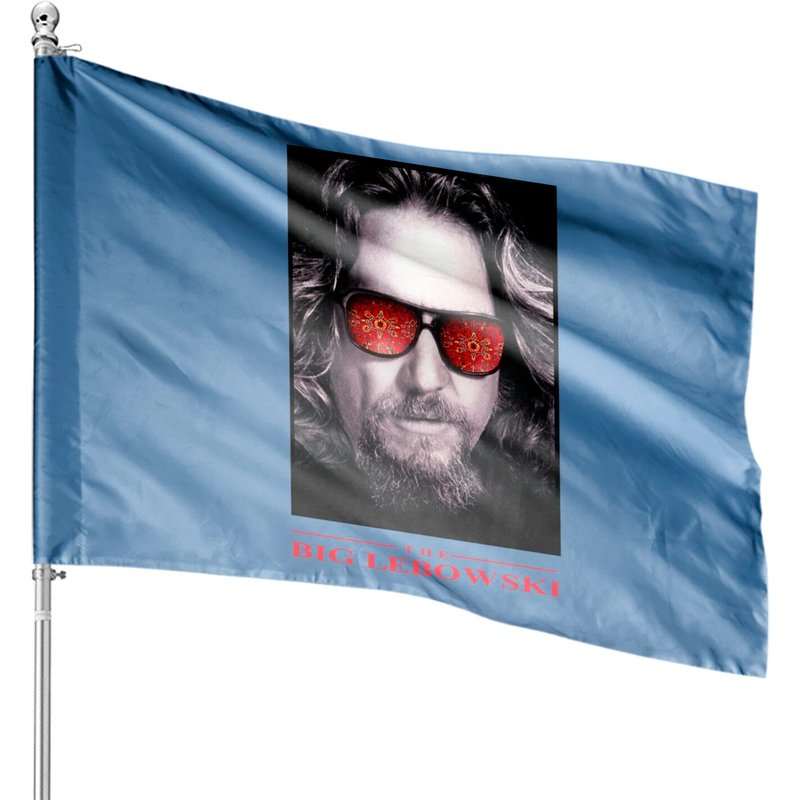 Fifth Sun Men's The Big Lebowski The Dude Sunglasses Poster Flag — Decorative Flags