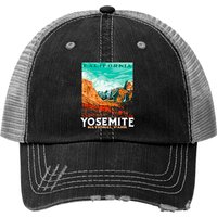 Casquette Trucker Vintage du Parc National de Yosemite