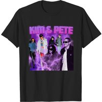 T-Shirts Vintage Kim & Pete pour hommes en noir
