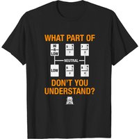T-shirt Humoristique de Conducteur de Camion pour Hommes