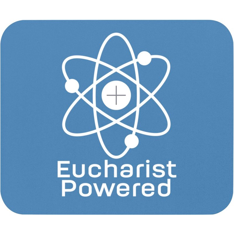 Tapis de souris Eucharist Powered Miracles Sainte Thérèse de Lisieux — Tapis de souris et sous-mains