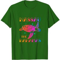 T-shirt pour hommes Nassau Bahamas Tortue de mer — T-shirts pour hommes