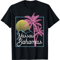 T-shirt Vintage Imprimé Nassau Bahamas pour Hommes — T-shirts pour hommes
