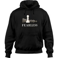Fearless Checkmate Chess Player Hoodie for Men