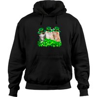 Three Cat St Patricks Day Hoodies for Cat Lovers