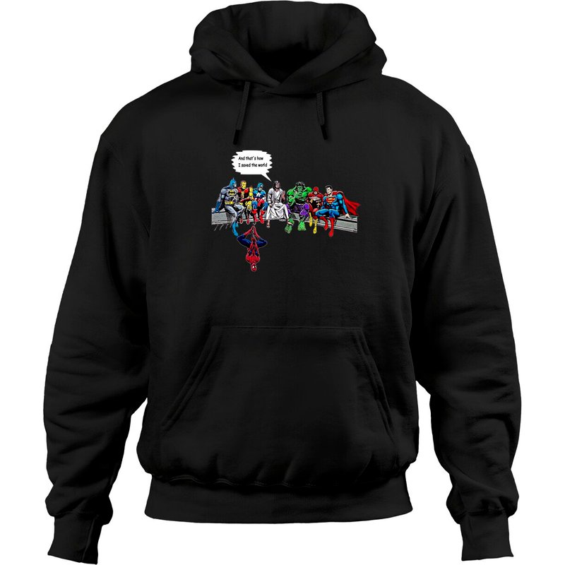 Hoodie chrétien Jesus Superheros - Design amusant — Sweats à capuche pour hommes