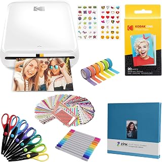 Kodak Step Wireless Mobile Photo Mini Printer Bundle