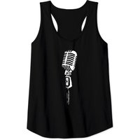 Microphone Tank Tops for Men in Dark Grey