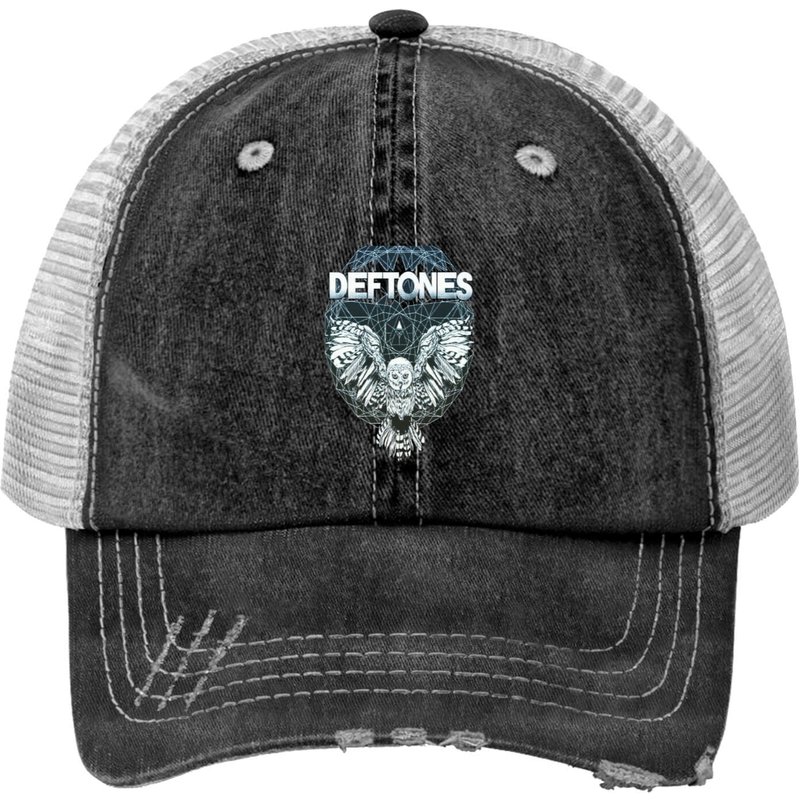Chapeau Trucker Imprimé Metal Deftone Classique