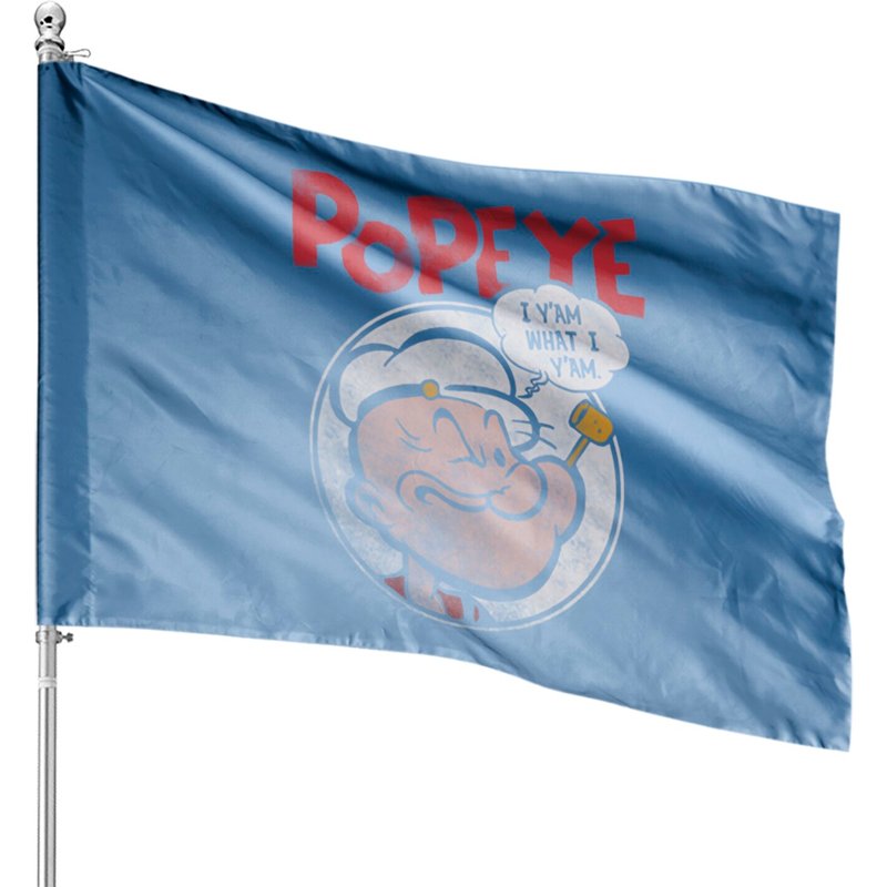 Drapeaux de Maison Popeye Y'am - Drapeaux Extérieurs Recto-Verso — Drapeaux décoratifs