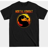Mortal Kombat Logo T-Shirt — Mens T Shirts