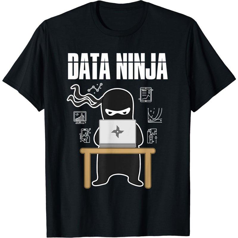 T-shirt Data Ninja pour hommes - Cadeau pour analyste de données — T-shirts pour hommes