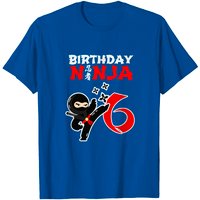T-shirt d'anniversaire Ninja 6 ans - Ce petit ninja a 6 ans — T-shirts pour hommes