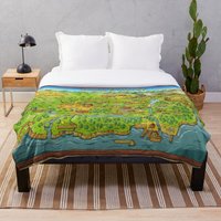 Stardew Valley Map Throw Blanket — Throw Blankets