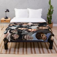 Timothee Chalamet Photo Collage Throw Blanket — Throw Blankets