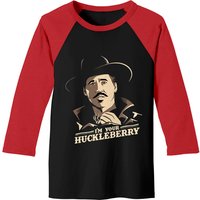 Tombstone Doc Holliday I'm Your Huckleberry Baseball Tee for Men