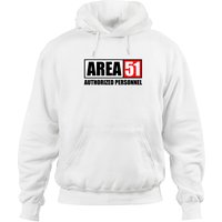 Hoodies Autorisés Area 51 pour Unisexe en Vert Militaire — Sweats à capuche pour hommes