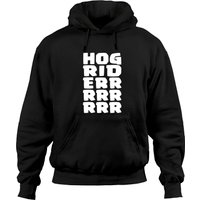 Hoodies Hog Rider unisexe en noir