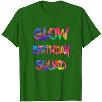 T-shirt Équipe Glow Birthday Squad Années 80 pour Hommes — T-shirts pour hommes